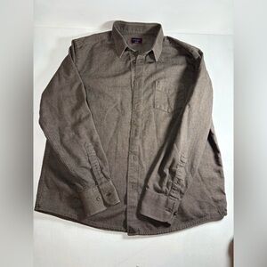 Untuckit Brown Long Sleeve Shirt